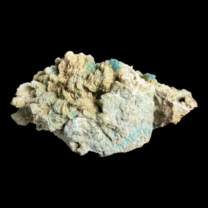 Селадонит в Heullandite, Stilbit Nashik India DW209
