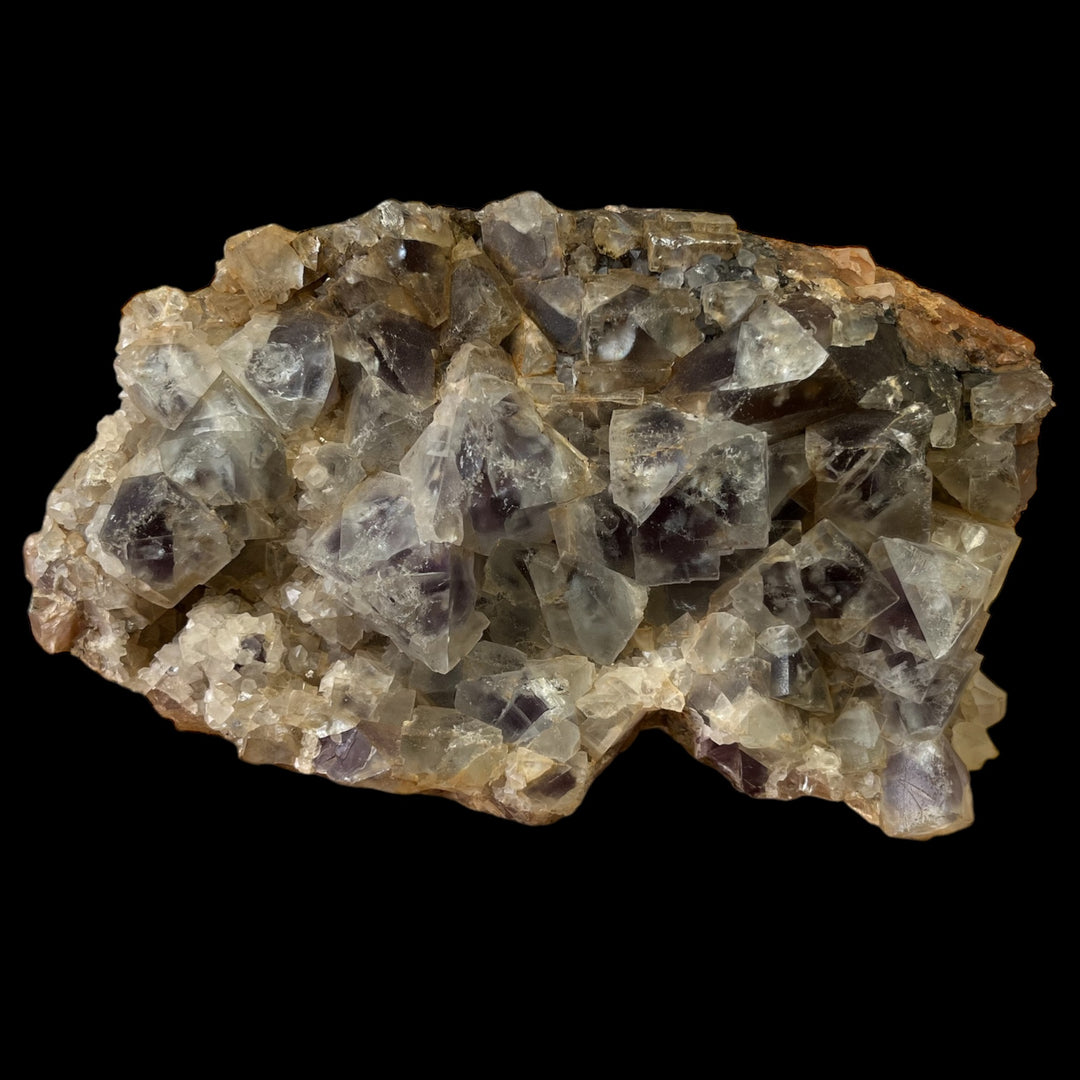 Fluorite fantôme violet quartz Le Beix Puy de Dôme  France DR257