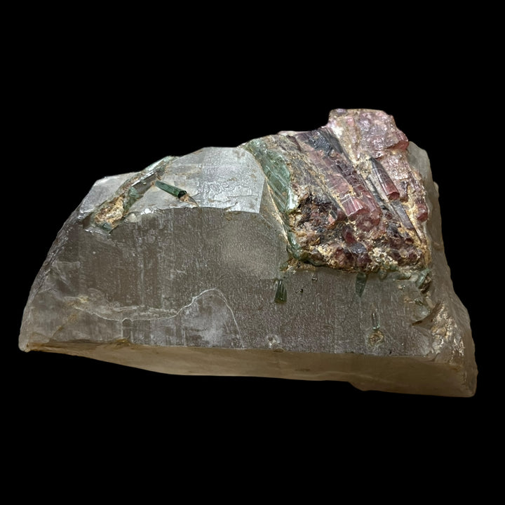 Tourmaline melon d’eau dans quartz Minas Gérais  Brésil C38