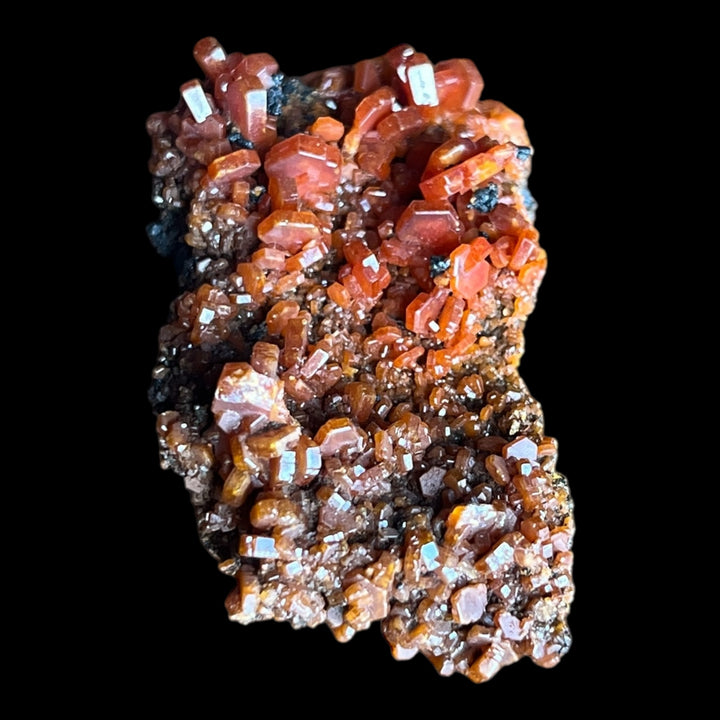 Ванадинит на goethite taouz maroc dr46