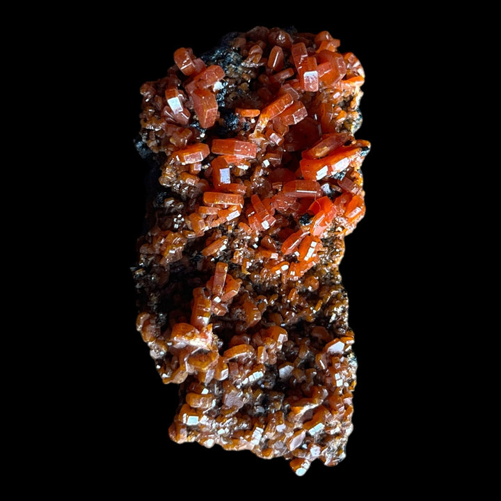 Ванадинит на goethite taouz maroc dr46