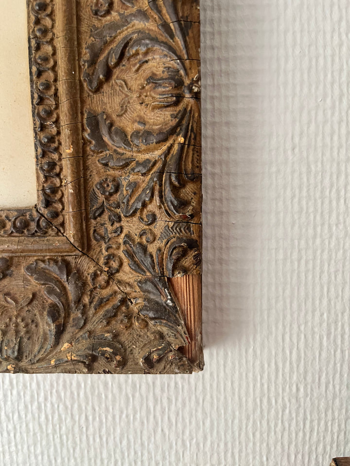 gravure encadrée au bord du lac