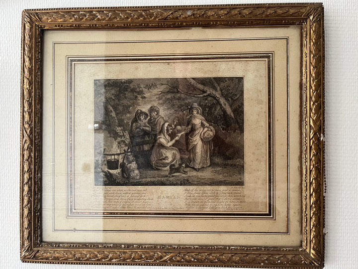 2 gravures à l’eau forte de Marian et colin clout par pietro Vedovato