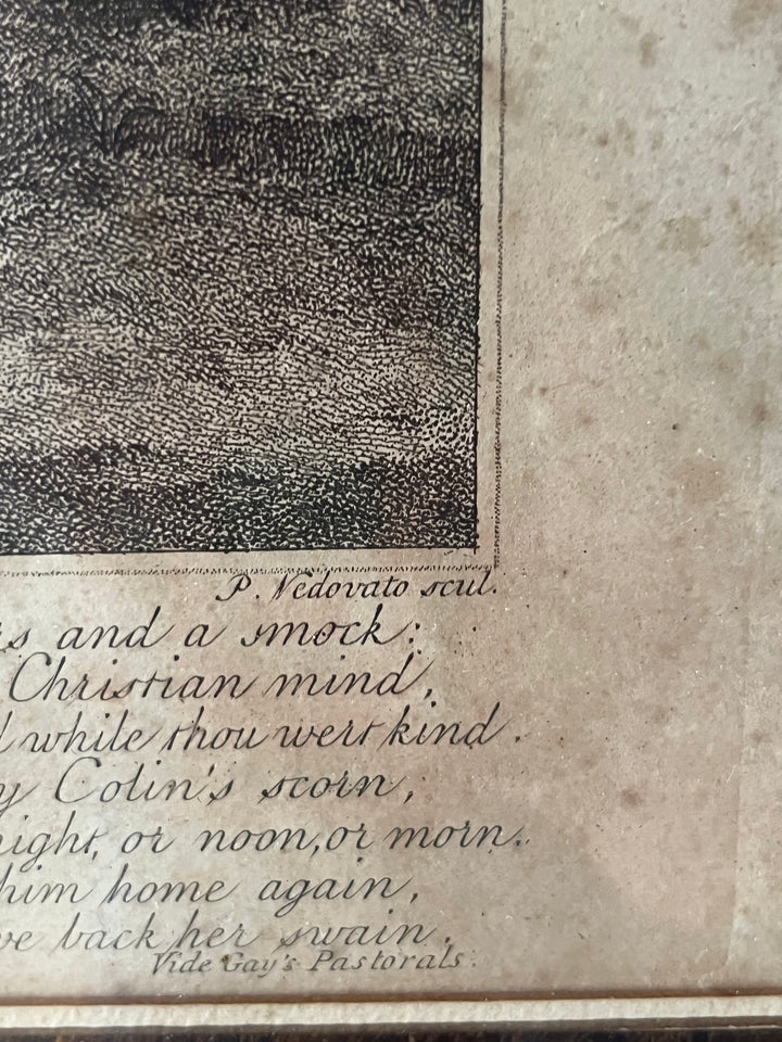 2 gravures à l’eau forte de Marian et colin clout par pietro Vedovato