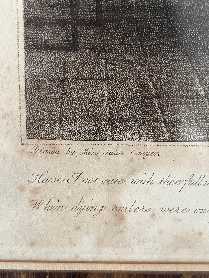 2 gravures à l’eau forte de Marian et colin clout par pietro Vedovato