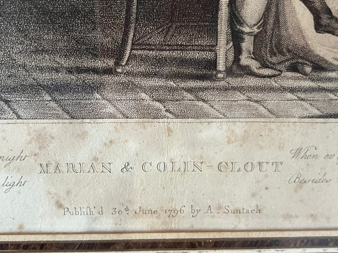 2 gravures à l’eau forte de Marian et colin clout par pietro Vedovato