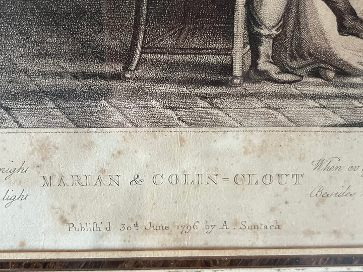 2 gravures à l’eau forte de Marian et colin clout par pietro Vedovato