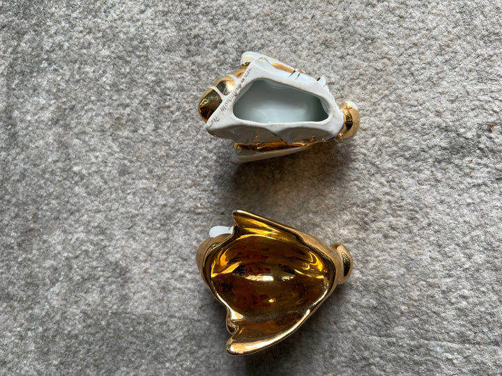 Limoges Montigny Porcelain Salon Trio