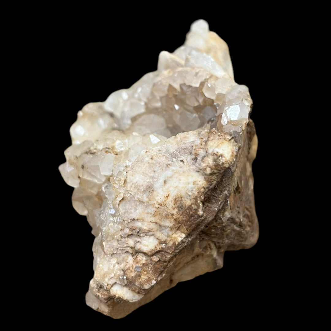 Quartz на баритине миметит Альяньи в Morvan France DR35