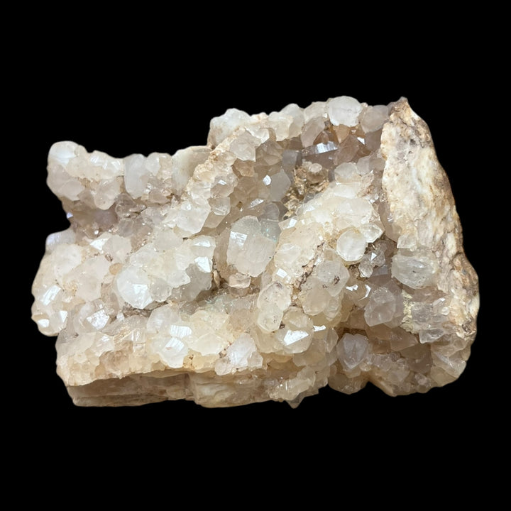 Quartz на баритине миметит Альяньи в Morvan France DR35