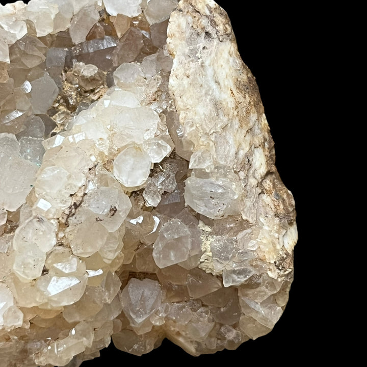 Quartz на баритине миметит Альяньи в Morvan France DR35