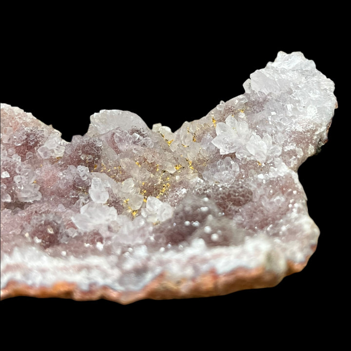 Quartz cactus sur calcédoine rouge Maroc  DR78