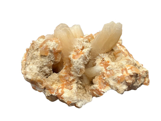 Stellerite Heulandite auf Mordenit India DW141