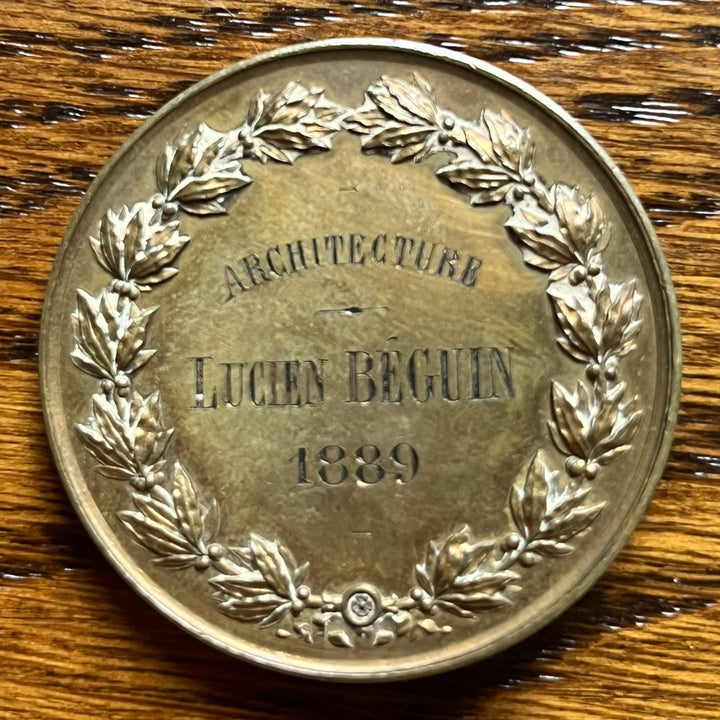 BovyによるBronze Medal Award Architecture 1889