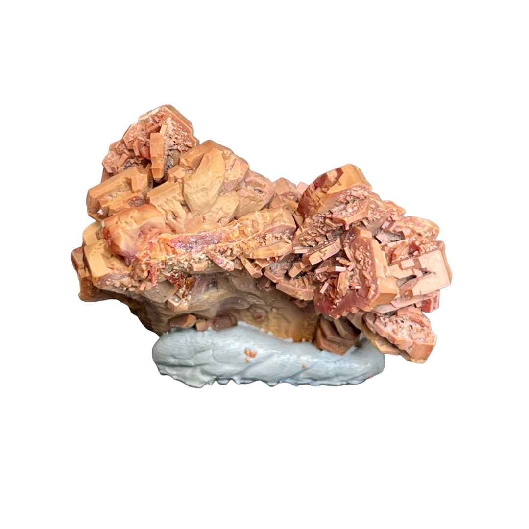 Vanadinite maclée rouge brun du Maroc