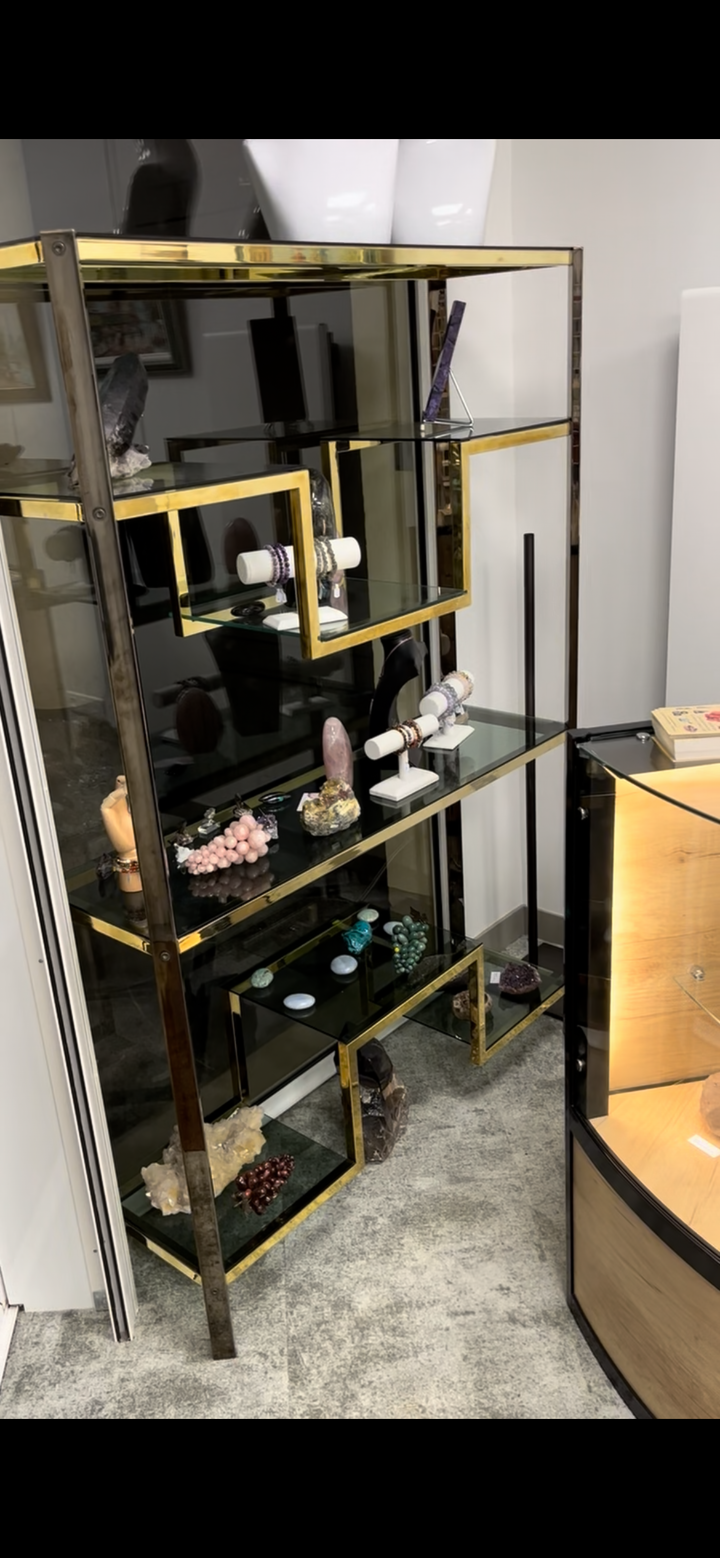 buffet-bibliothèque ou console haute de chez Roméo Rega