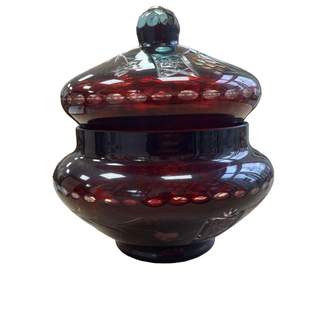 Red candy Egermann in bohemian crystal