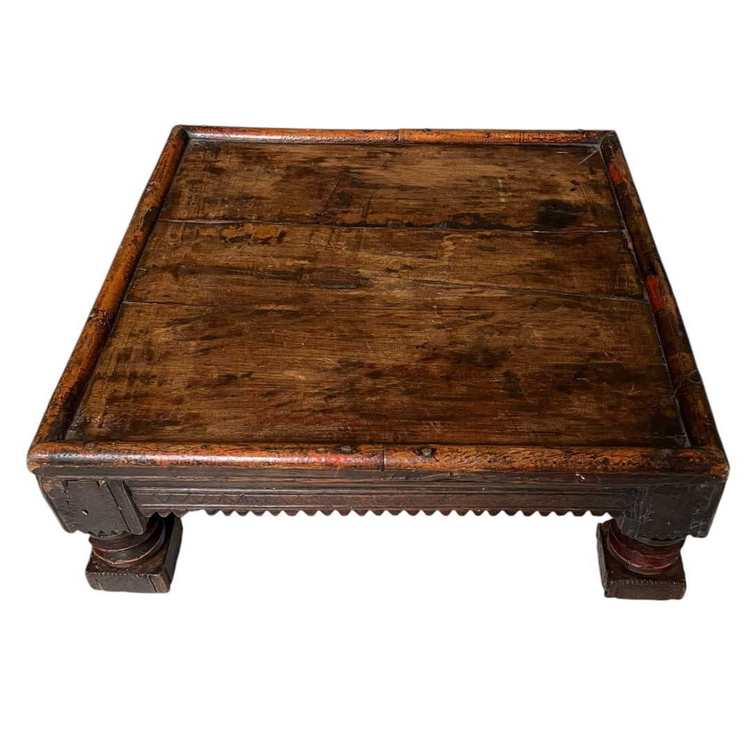 Ancient Indian Bajot coffee table