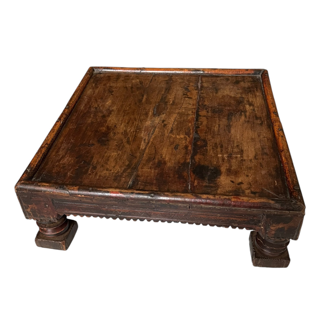 Ancient Indian Bajot coffee table