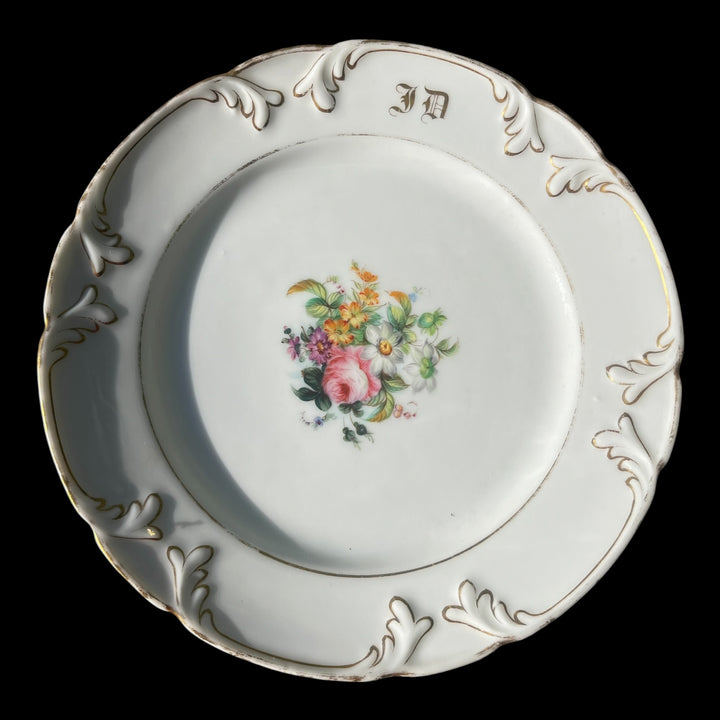 service 11 assiettes porcelaine paris XIXe