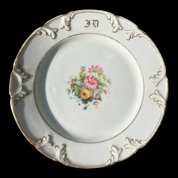 service 11 assiettes porcelaine paris XIXe