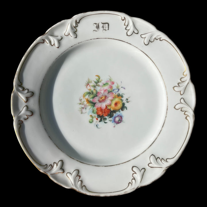 service 11 assiettes porcelaine paris XIXe
