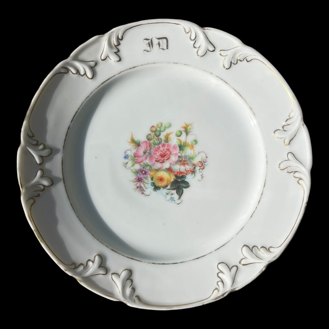service 11 assiettes porcelaine paris XIXe