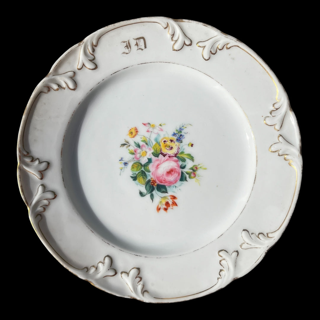 service 11 assiettes porcelaine paris XIXe