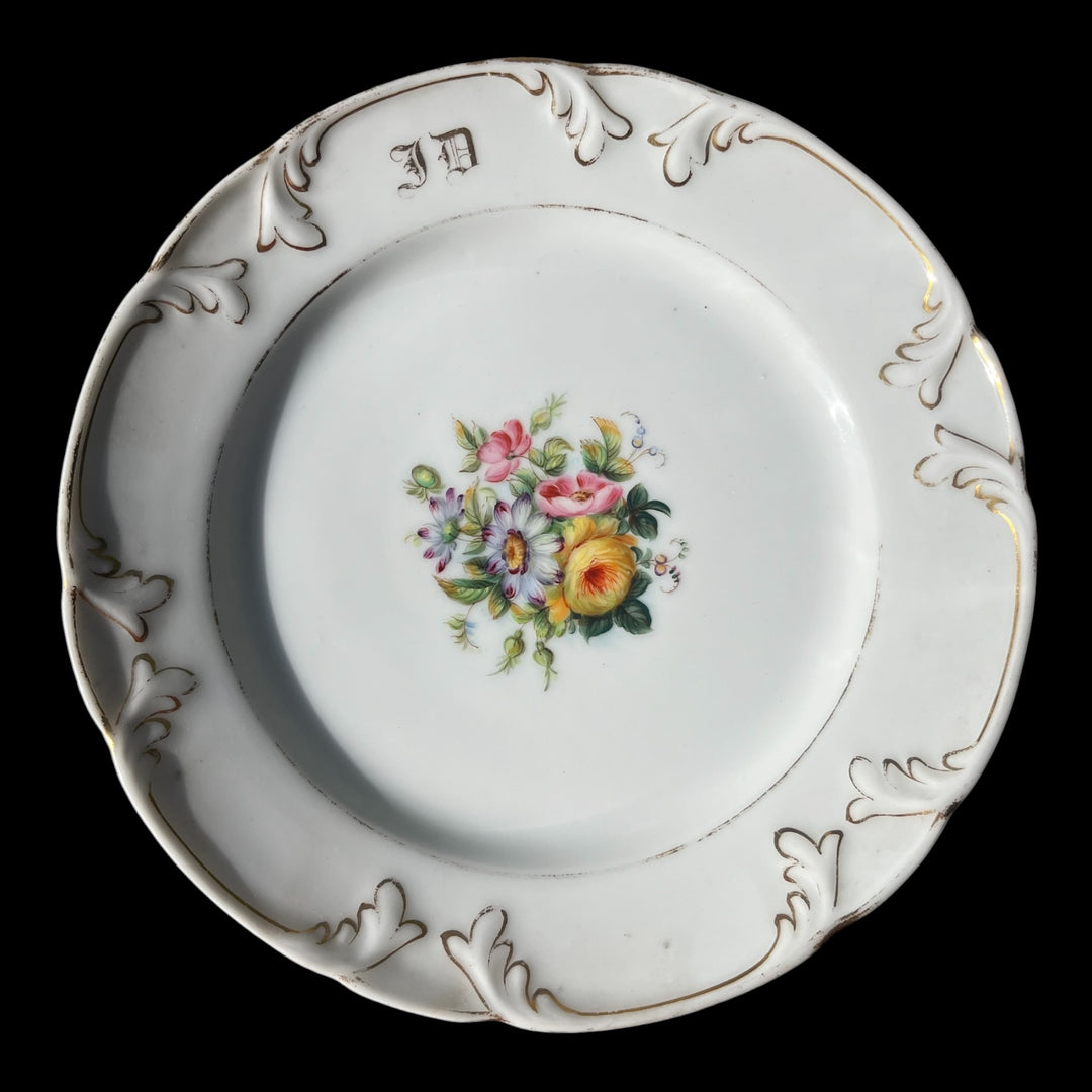 service 11 assiettes porcelaine paris XIXe