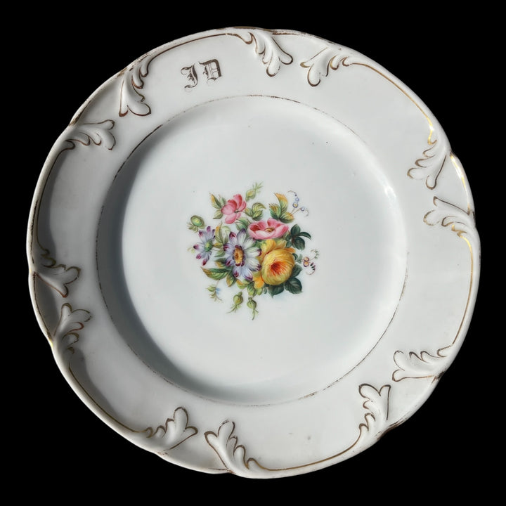 service 11 assiettes porcelaine paris XIXe