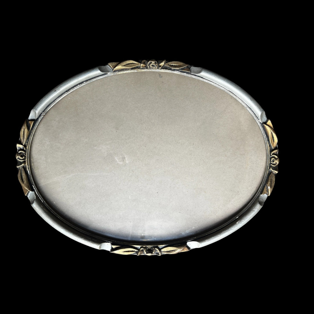 cadre ovale art nouveau pour photo 42x32 cm