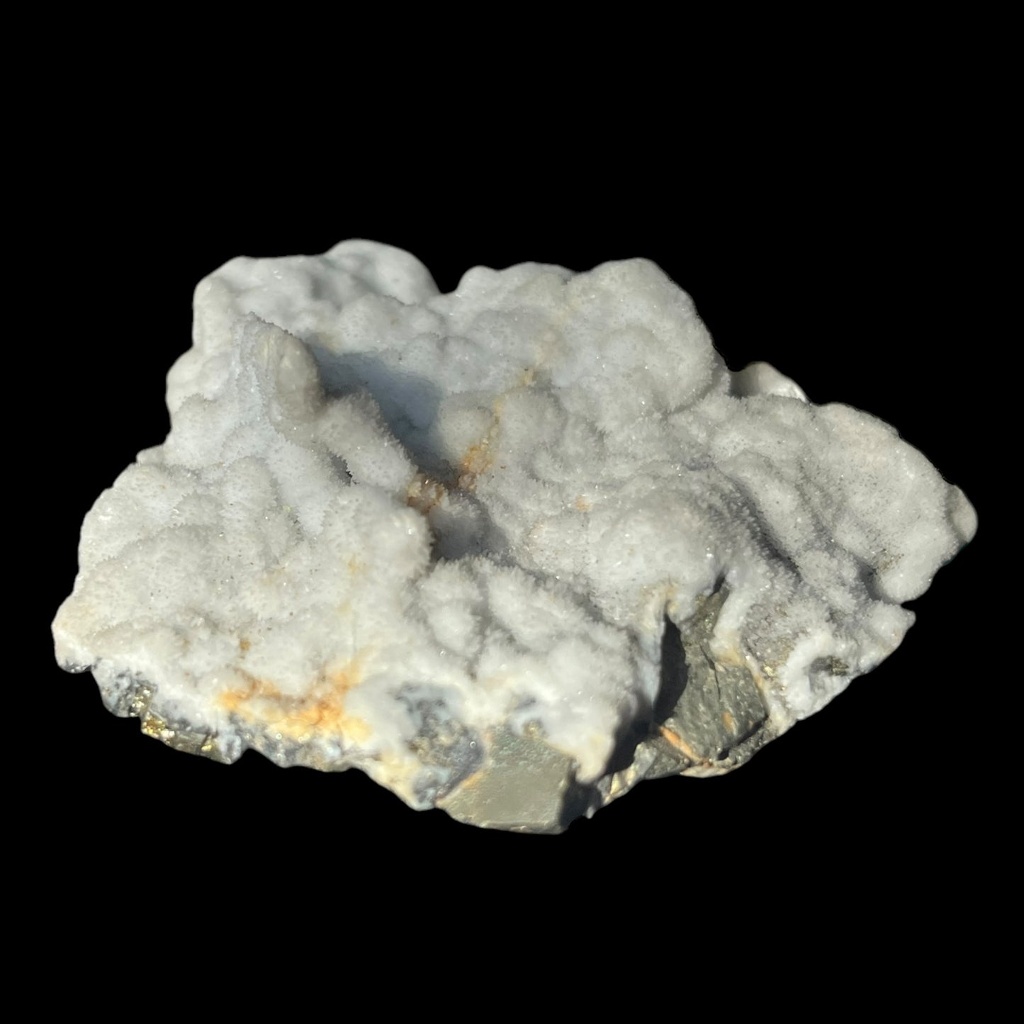 Quartz sur pyrite Cavnic Roumanie DW90