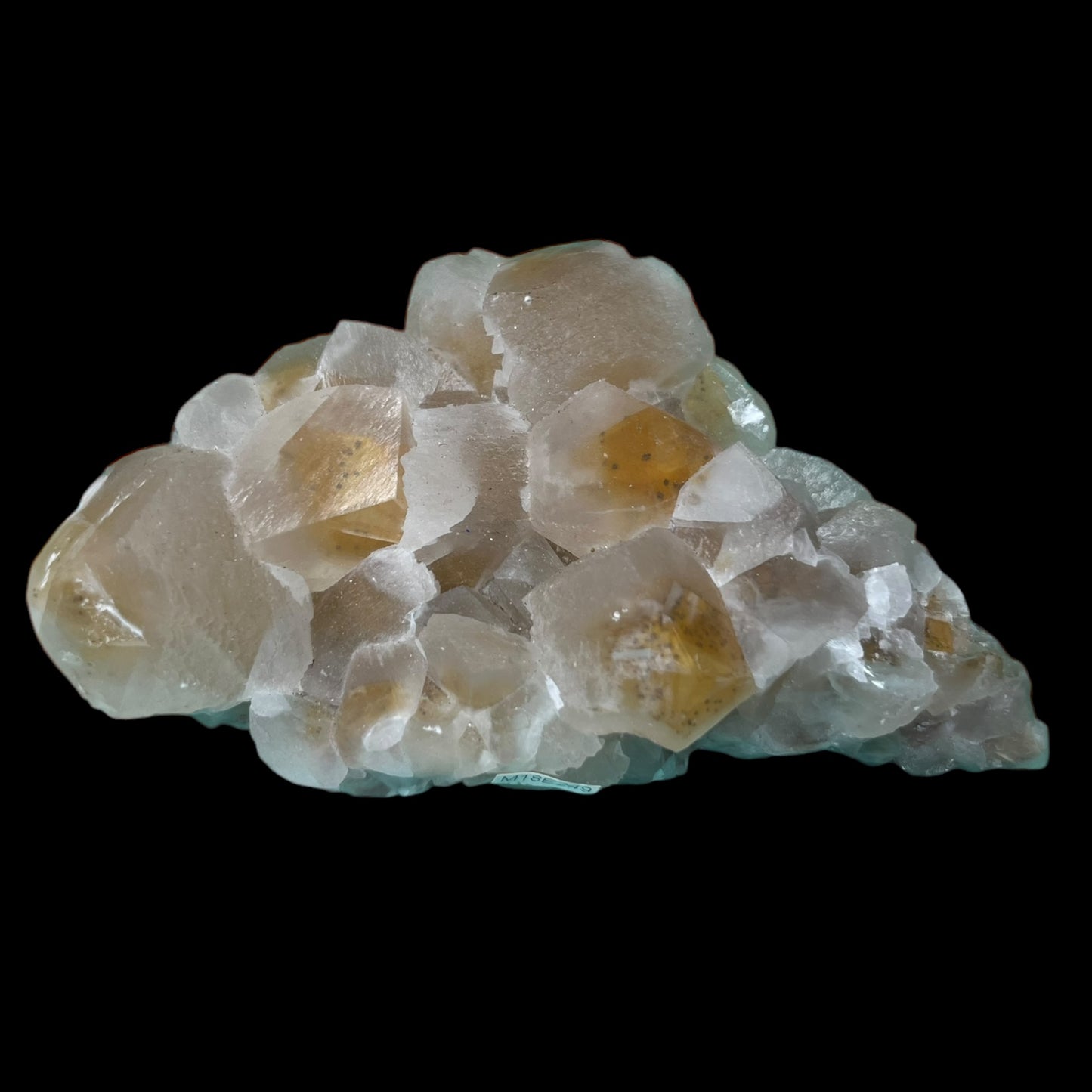 Calcite à fantôme orange Cerny Dul Tchécoslovaquie M18E249