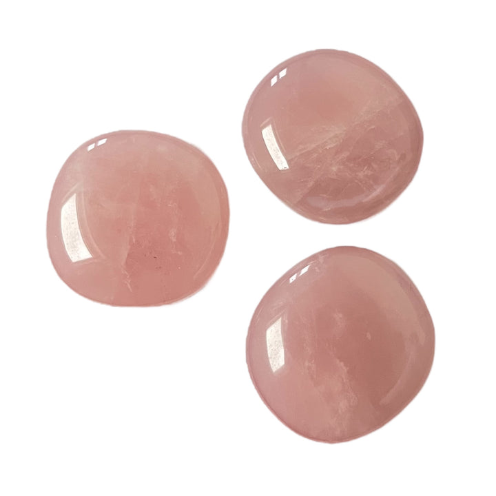 Rose quartz pebble, about 15-20 gr, 3-3.5 cm