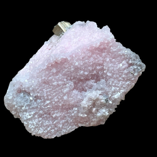 Rhodochrosit PSM Calcit mit Pyrit Madem-Lakko Mine, Cassandra Mines, Griechenland DA16