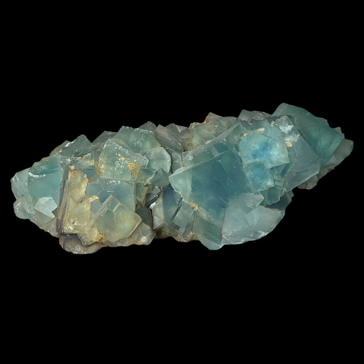 Fluorite bleue, chalcopyrite Le Burc Tarn France DB14