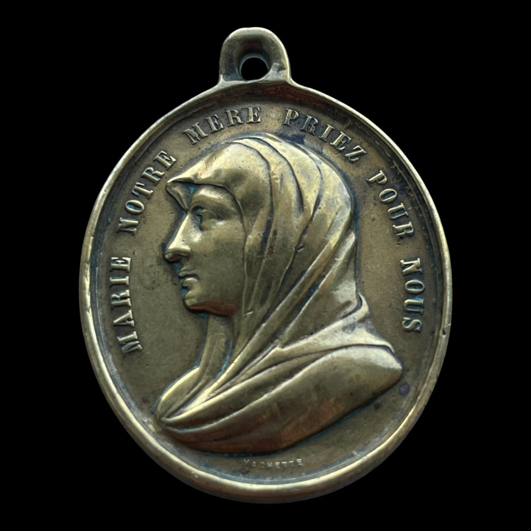 Médaille religieuse de Marie par Vachette époque Restauration