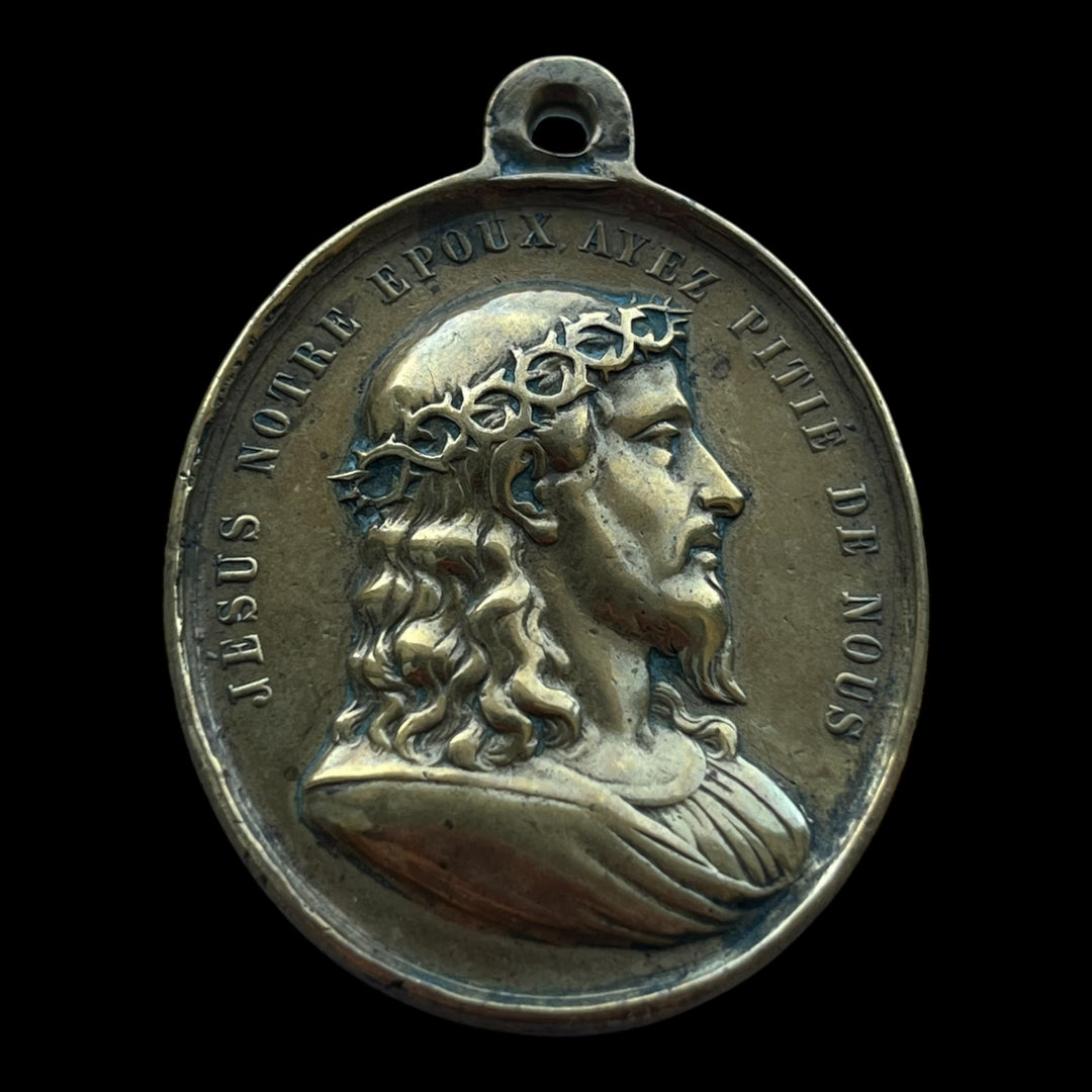 Médaille religieuse de Marie par Vachette époque Restauration