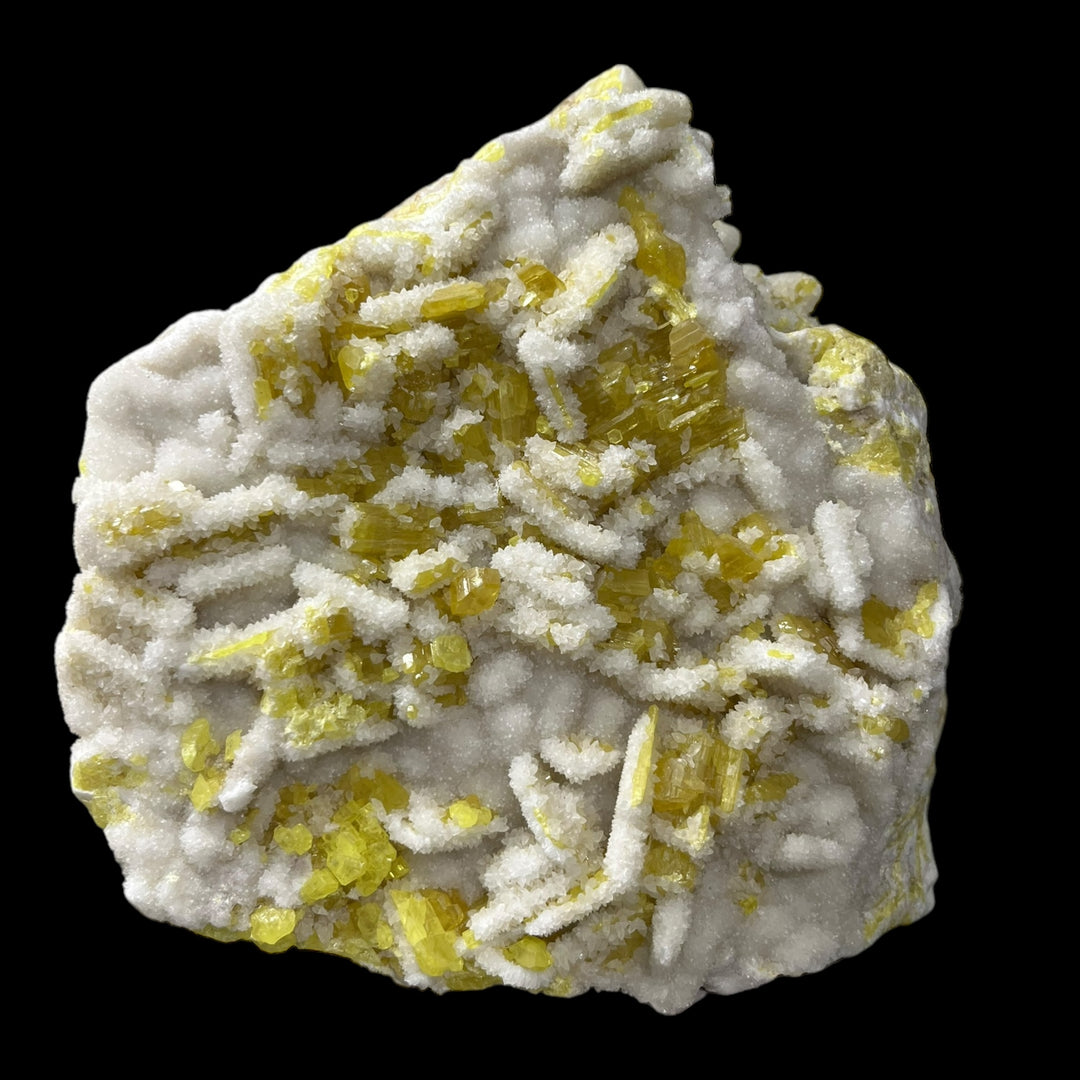 Sulfur aragonite agrigent Sicily Dr57