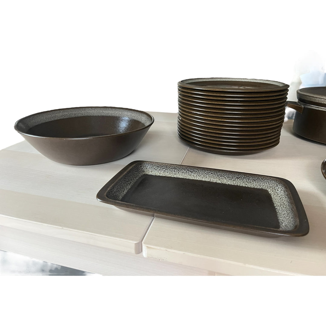Service de table en grès japonais MIKAZA Ultima plus années 1970