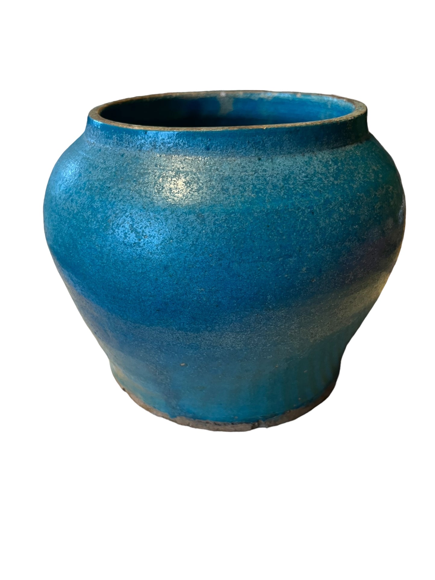 Chinese provincial pot blue glaze Ming period