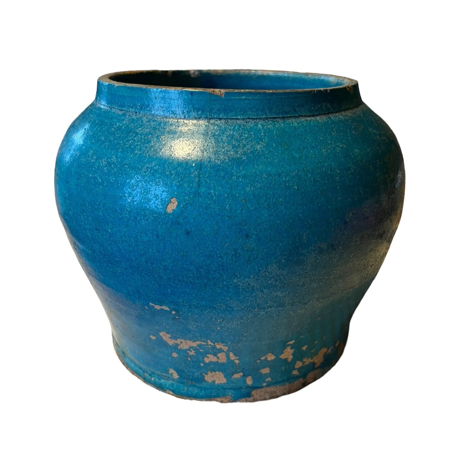 Chinese provincial pot blue glaze Ming period