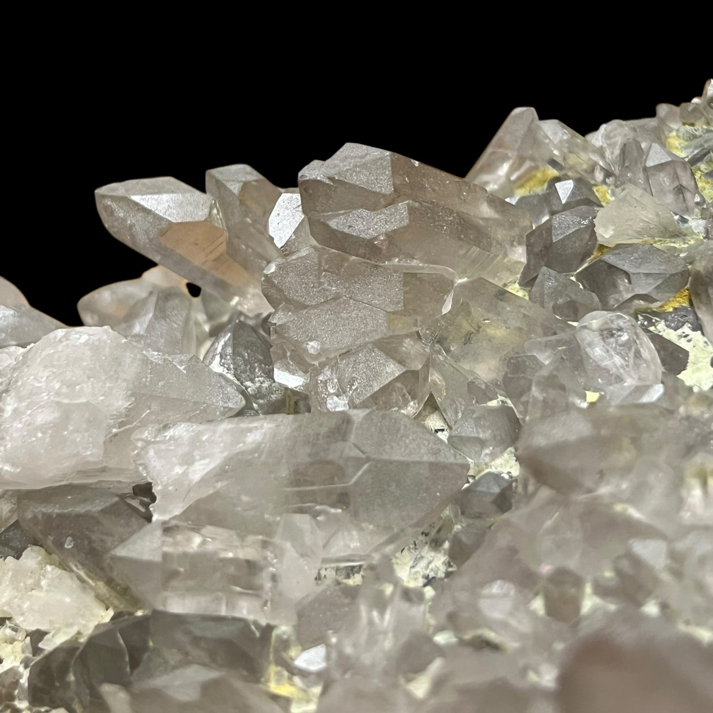 Quartz fumé et citrine Saint André d’Embrun Alpes France DR253