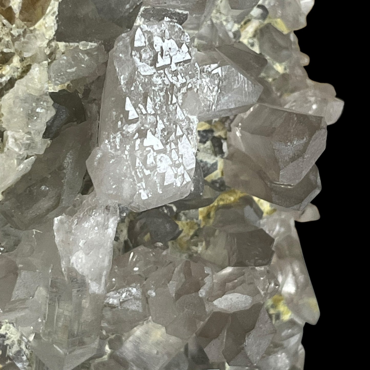 Quartz fumé et citrine Saint André d’Embrun Alpes France DR253