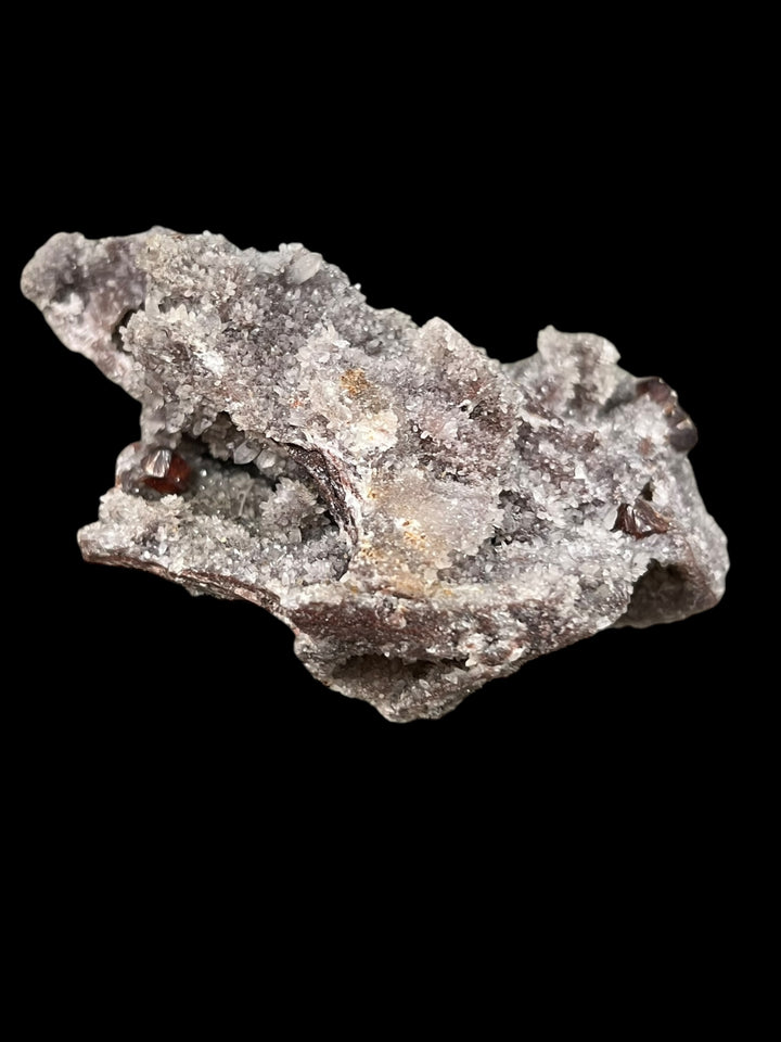 Sphalérite sur quartz Shuikoushan Hunan Chine DA205