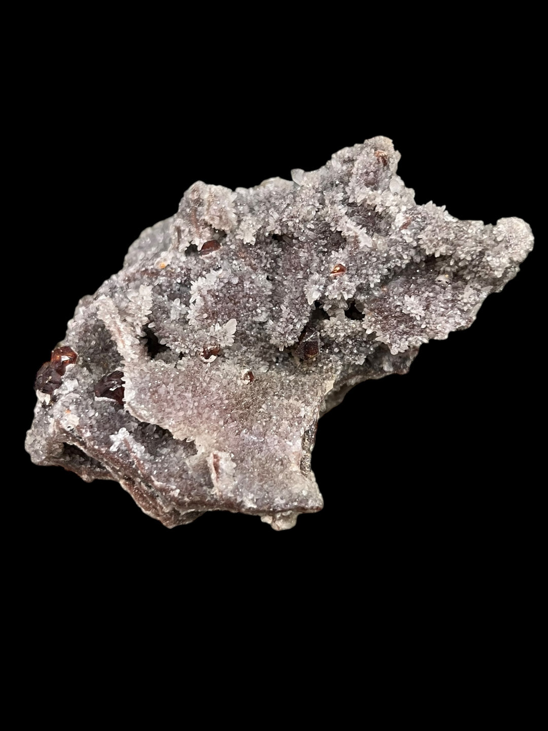 Sphalérite sur quartz Shuikoushan Hunan Chine DA205