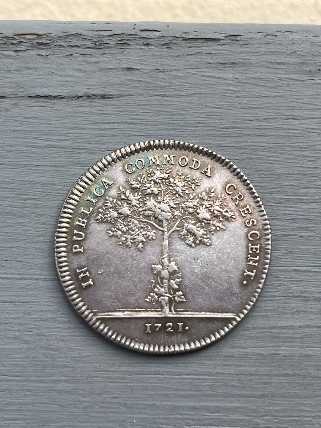 Silver Token, Engagement Louis XV und Marie-Annanti-Victoire in Spanien 1721