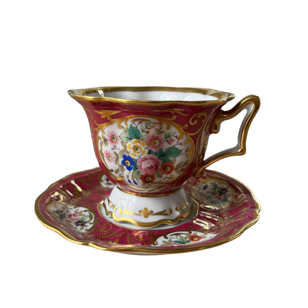 grande Tasse à chocolat porcelaine de Limoges XXe siècle