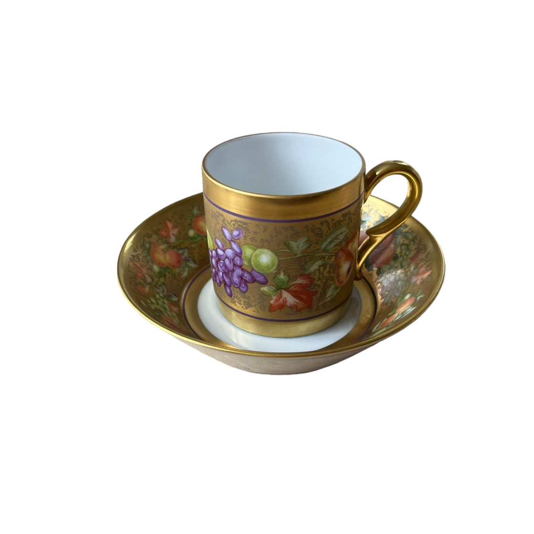 Porzellankaffeetasse der alten königlichen Herstellung von Limoges Botticelli