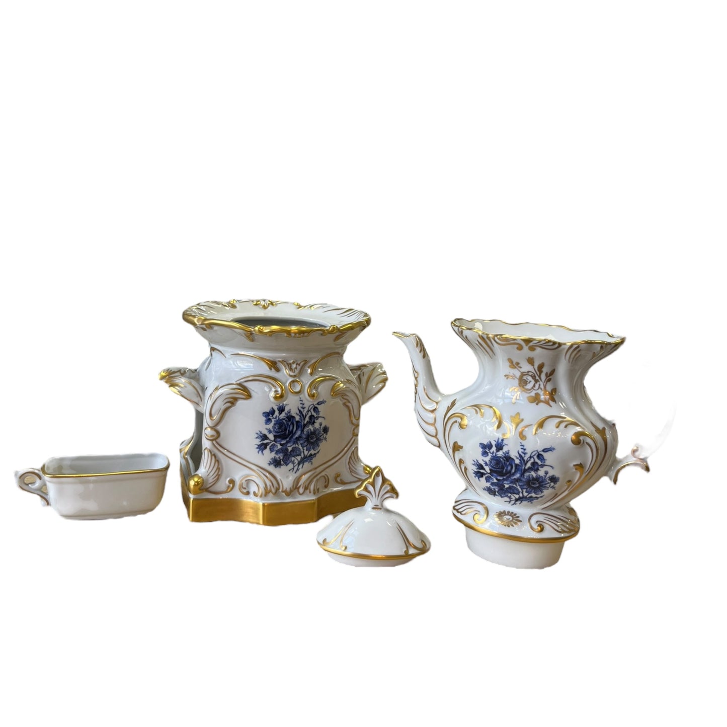 Tisaniere en porcelaine de Limoges XXe siècle